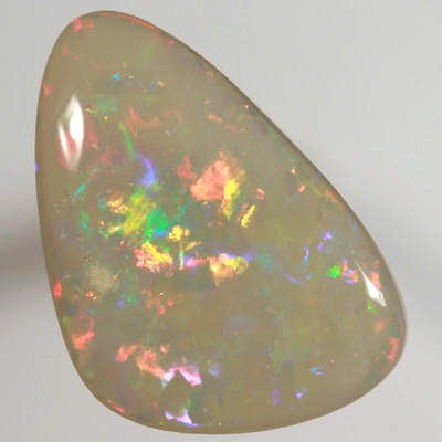 SOLID SEMI BLACK OPAL  Very bright fire, Floral Harlequin pattern. Top quality. SEE VIDEO